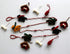 Dog Themed Christmas Decoration Set for Table Top Trees - 9 Pieces - ARCADIA HOME